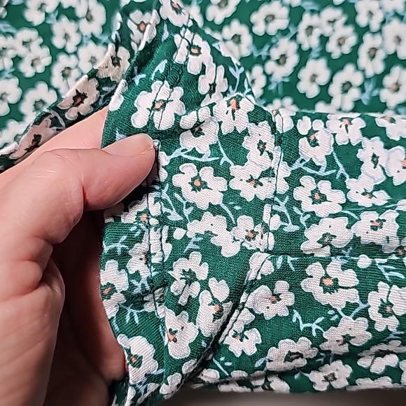 Lucky Brand XL green floral tshirt - Picture 5 of 10